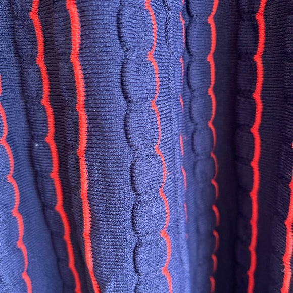 Zara Blue Red Stripe skirt S - Picture 7 of 8